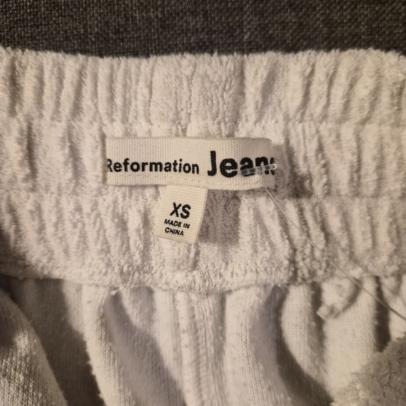 Reformation Terry Cloth Athletic Lounge Shorts - Picture 4 of 5